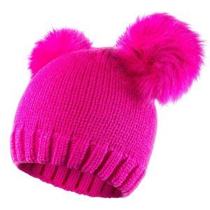 COPY - COPY - NEW - BDBKYWY Girl's Winter Knit Hat Pompom Knitting Hat  Winter …